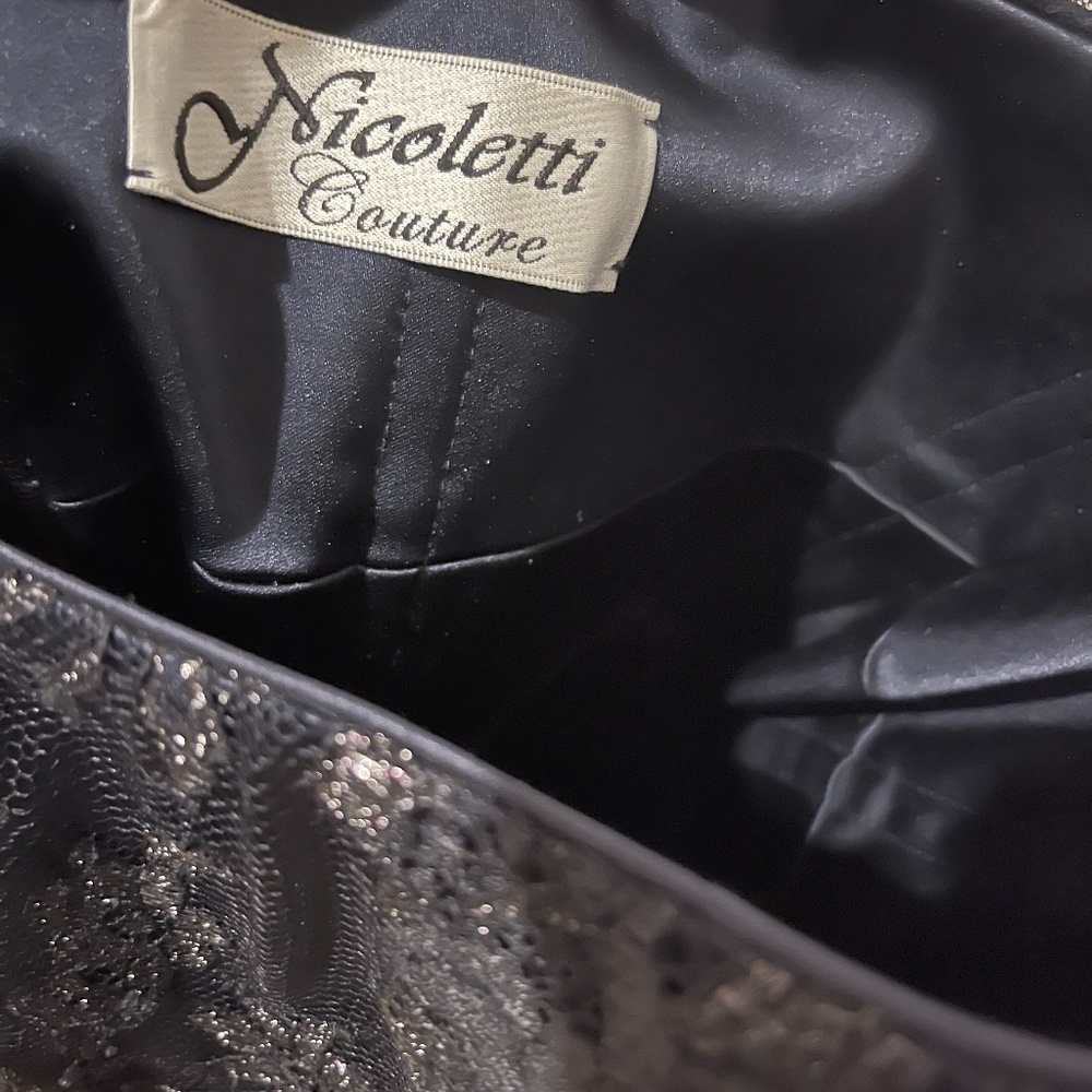 Nicoletti Beaded and lace evening dress